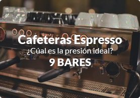 Cafetera Espresso y la presión de 14 bares Ghirardelli